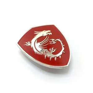 Insignia Estampada de <span class=keywords><strong>Dragón</strong></span> Dorado Popular Personalizada al por Mayor - Product Image 1