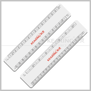Regla Plana Ovalada <span class=keywords><strong>de</strong></span> Plástico Promocional <span class=keywords><strong>de</strong></span> 15 cm, Reglas <span class=keywords><strong>de</strong></span> Escala Rectas para Ingenieros #   8504 - Product Image 1