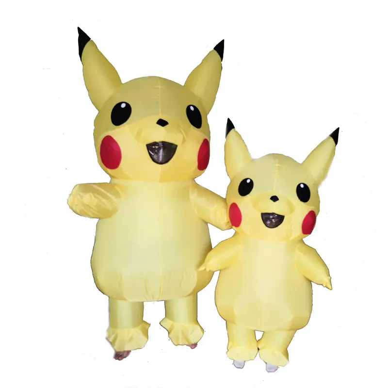 Wholesale Funny Costume Air-blown Mascot Animal Fancy Dress Inflatable Pokeman Costume