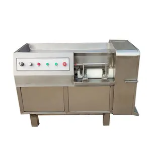 Máquina de fatiador de carne congelada/fresca, alta eficiência, frango, cubo dicer de carne com 304 aço inoxidável