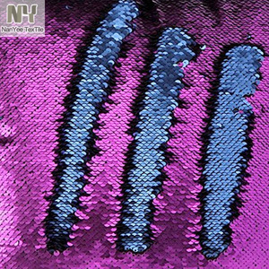 Nanyee 섬유 둘 다 측 둔 Matte <span class=keywords><strong>Navy</strong></span> Purple 스팽글 장식이 함께한 <span class=keywords><strong>Fabric</strong></span>