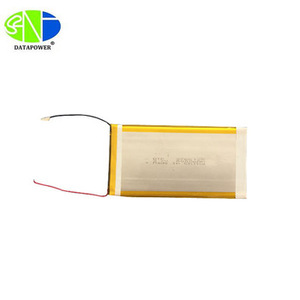 JST 2P 플러그와 DTP 울트라 씬 충전식 lipo 배터리 3.7v <span class=keywords><strong>8000mah</strong></span> 태블릿 배터리 - Product Image 5