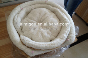 Cama de hamburguesa para gato y hamburguesa, moño para mascota - Product Image 2