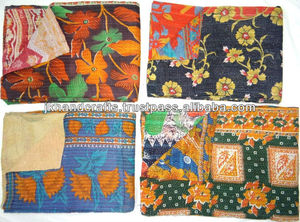 ผ้านวมส่าหรีแบบอินเดียทำด้วยมือ - Product Image 2