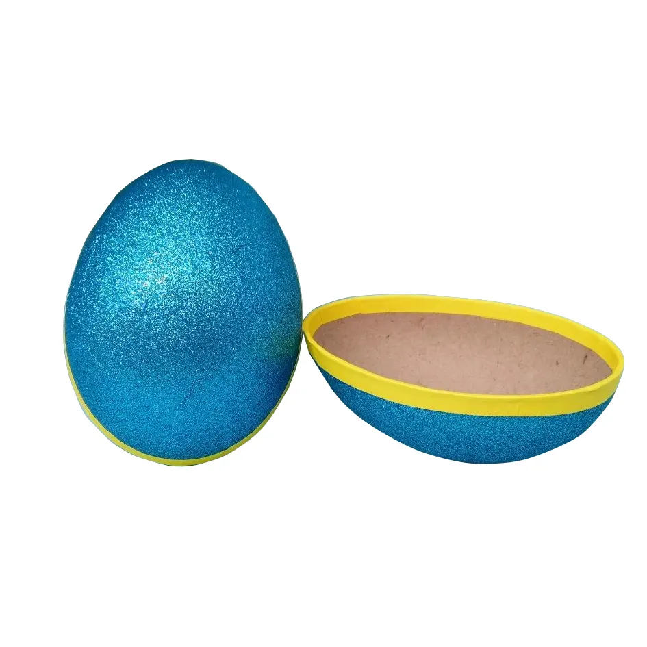 Pasqua open foil paper egg Pulp paper mache egg Easter paper Candy Sweet Chocolate Box food contact grade