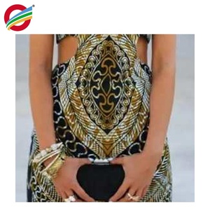 Phi bông nhà cung cấp của Tổng Thống cameroon Paul biya ankara vải 100% bông sáp pagne in vải - Product Image 6