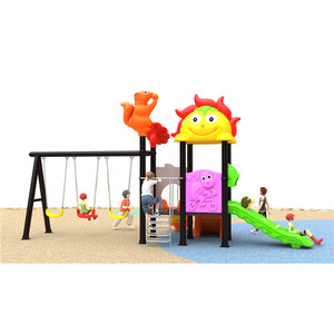 Maternelle préscolaire grande extérieure château thème enfants toboggans en plastique aire de jeux parc d'attractions équipement à vendre - Product Image 3