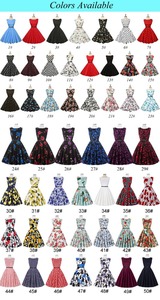 <span class=keywords><strong>Robe</strong></span> Grace Karin Audrey Hepburn des années 50, longueur genou, sans manches, en coton, <span class=keywords><strong>robe</strong></span> rétro vintage <span class=keywords><strong>pas</strong></span> chère, disponible en 53 couleurs, CL6086 - Product Image 5