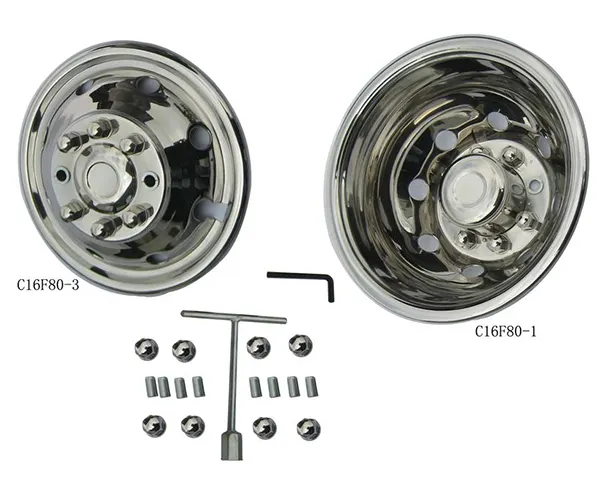 Аксессуары для колес C16F80, стальная Глубокая крышка колеса, набор колесных симуляторов