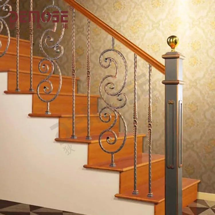 beautiful and vintage wrought iron porch railings