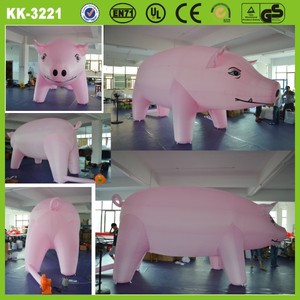 barato hermosa de moda hecha en china <span class=keywords><strong>gigante</strong></span> inflable de cerdo de color rosa - Product Image 1