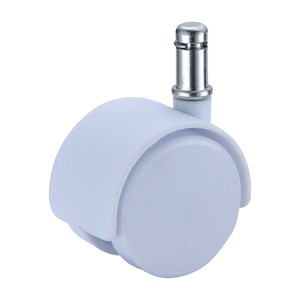 Rueda giratoria para <span class=keywords><strong>silla</strong></span> de <span class=keywords><strong>oficina</strong></span> de 50mm con neumático de PU y núcleo de nailon - Product Image 1