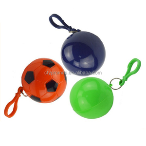 Портативный одноразовый плащ-пончо-шар с логотипом заказчика - Product Image 3