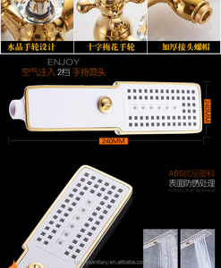 สีขาวที่มีคุณภาพสูงทองเหลืองอุปกรณ์ประปาชื่อ - Product Image 3