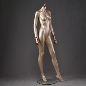 Or de luxe mode belle peinture brillante chrome main sans tête or <span class=keywords><strong>nue</strong></span> <span class=keywords><strong>femme</strong></span> mannequin - Product Image 3