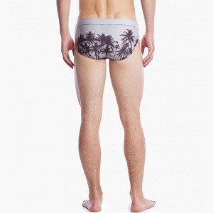 Logo di Stampa di Sublimazione personalizzato Privato Costumi Da Bagno Spandex Degli Uomini del Bikini