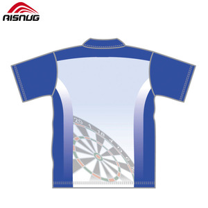mayor del oem seco fit unisex camisetas de impresión de poliéster blanco polo personalizado sublimación dardo jersey - Product Image 4