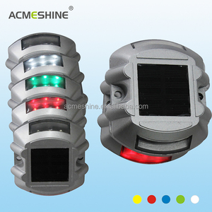Aluminium Zonne-Energie Led Verkeer Weg Veiligheid Katten Ogen Weg Studs Pad Geleid Flitsende Weg Stud Led Solar Dock Oprit W - Product Image 3