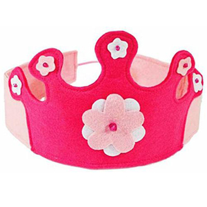 Corona in feltro <span class=keywords><strong>di</strong></span> poliestere personalizzata da 3 mm <span class=keywords><strong>per</strong></span> bambini e adulti, MOQ 100 pezzi, <span class=keywords><strong>per</strong></span> feste <span class=keywords><strong>di</strong></span> <span class=keywords><strong>compleanno</strong></span> - Product Image 2