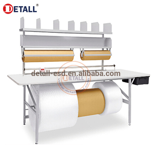 Detall-đóng gói bảng/workstation với máy cắt bằng tay và bọc bong bóng cuộn - Product Image 6