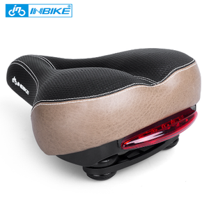 Sillín de Bicicleta INBIKE con Luz Trasera, Cojín de Sillín MTB Ancho, Asiento de Bicicleta de Carretera Resistente a los Golpes, Piezas de Bicicleta, Alfombrilla de Asiento Delantero CN;ZHE - Product Image 2