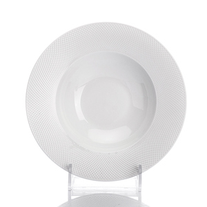 Veihosen — plaque de pâtes en porcelaine blanche, ensemble deux huit - Product Image 1