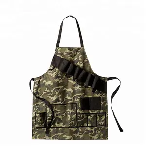 Avental de churrasco multifuncional ajustável, grelha mestre avental de grelha e acessório, bebidas e ferramentas de camuflagem