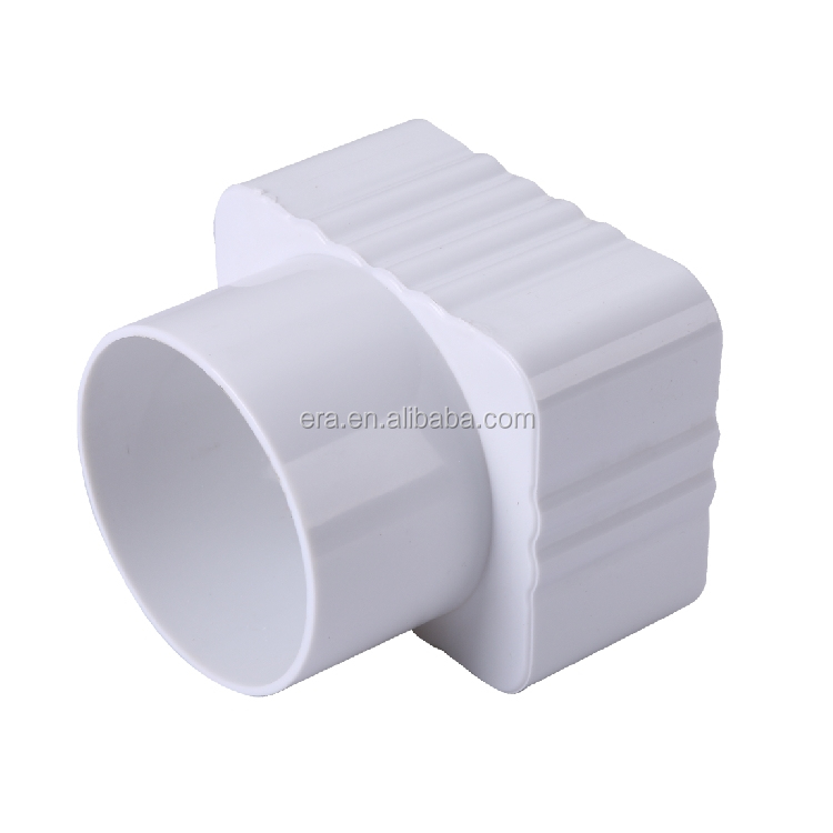 INEFA Gutter End Cap Half-Round PVC 125mm Right Dark