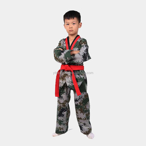 Uniformi di <span class=keywords><strong>Taekwondo</strong></span> Personalizzate per Allenamento Arti Marziali, Tute Mimetiche WTF all'Ingrosso - Product Image 3