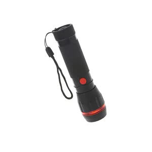 Outdoor Nood Sterke Linterna Mini Waterdichte Focus Zoom Zoeklicht 3aaa Led Handheld Plastic Zak Dimmen Zaklamp