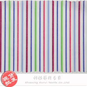 china suppliers 100% cotton colourful yarn dyed fabric ready bulk