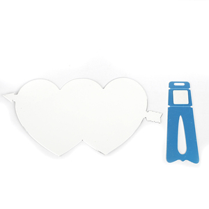<strong>Double</strong> Heart Sublimation Aluminum Blanks <strong>Photo</strong> <strong>Frame</strong> LBH-004 - Product Image 5
