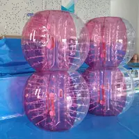 TPU aufblasbare Blase Fußball mit 2 Farbe Panels, 1,25 mt, 1,55 mt, 1,8 mt Stoßstange Fußball