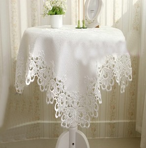 Wedding Round Christmas <strong>Vintage</strong> Shandong Jacquard Wedding Lace <strong>Tablecloths</strong> - Product Image 2