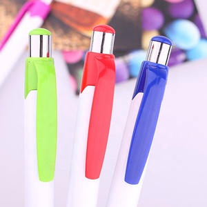 Articoli promozionali Cina unico disegno di trasporto del campione di plastica penna a sfera con logo stampato per copiatrice macchine - Product Image 6