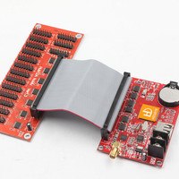 Controlador de conexión de disco U y WiFi HD-W64, tarjeta de pantalla LED para señalización led