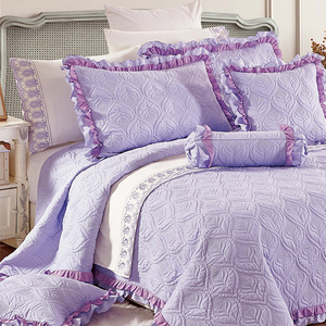 Bán Buôn Thiết Kế Mới Nóng Bán Sang Trọng Tấm Ga Trải Giường Chắp Vá Quilt - Product Image 2