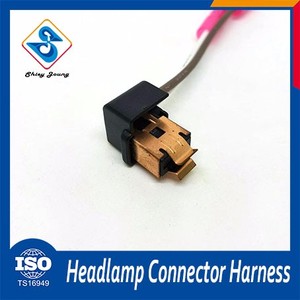 Personalizar La Muestra Libre llevó cableado 2 pines macho y hembra conector del mazo de cables del automóvil - Product Image 2