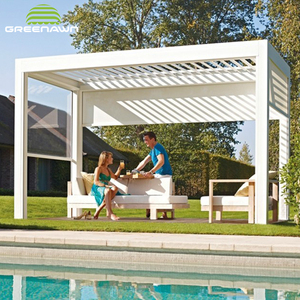 <span class=keywords><strong>Aluminio</strong></span> durable pérgola unido a casa construir su propio pérgola - Product Image 6