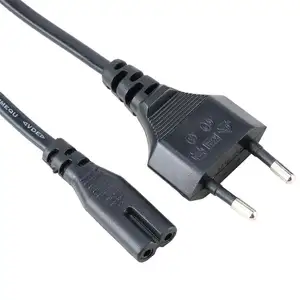 Fuente de alimentación de ordenador portátil de Corea, cable de alimentación, tira, Conector de Terminal, figura eléctrica, 8, Iec C7