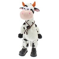 Échantillon gratuit de jouets en peluche âne chantant et dansant, jouets en peluche musicaux dansants âne/oiseau/lapin/vache, jouet électrique