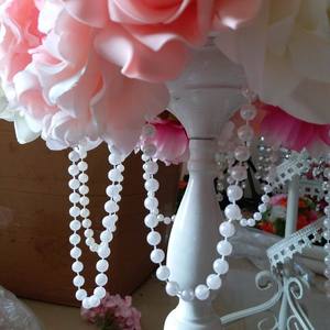 SPR Wedding Mother's Day <strong>Easter</strong> Christmas Backdrop 35cm <strong>Table</strong> Centerpiece Handmade Silk <strong>Cloth</strong> Rose Flower Ball Beads Arrangement - Product Image 4