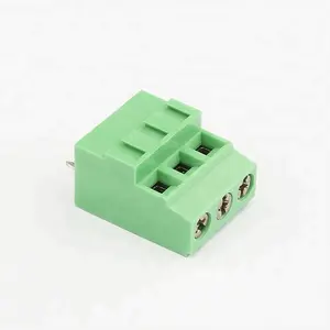 YB series screw terminal block 5mm 5.08mm plastic terminal connector