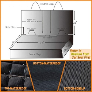 Housse de siège pour chien résistante, imperméable, anti-rayures et antidérapante - Product Image 3