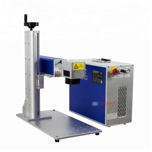 3D máquina de marcado láser de fibra para superficie curvada superficie <span class=keywords><strong>desigual</strong></span> logotipo máquina láser para hacer - Product Image 3