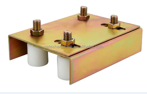 Mạ Kẽm Trượt Cổng Bánh Xe Nylon Con Lăn Hướng Dẫn Với Khung - Product Image 4