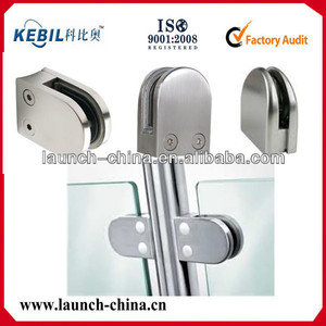 de hardware de la <span class=keywords><strong>serie</strong></span> de acero inoxidable de la abrazadera del soporte para el exterior de la mano de vidrio barandilla - Product Image 1