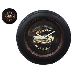 壁時計LEDネオン車用タイヤ中国製 - Product Image 3
