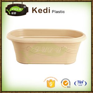 Planteuses rectangulaires en <span class=keywords><strong>plastique</strong></span> coloré, pièces, usage intérieur et extérieur, bon marché - Product Image 5