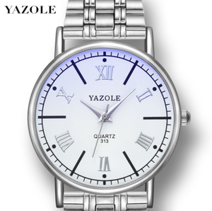 YAZOLE D <span class=keywords><strong>313</strong></span> Montres de couple à vendre en gros en Chine, montres à quartz pour hommes, logo personnalisé, montres-bracelets pour les amoureux - Product Image 6